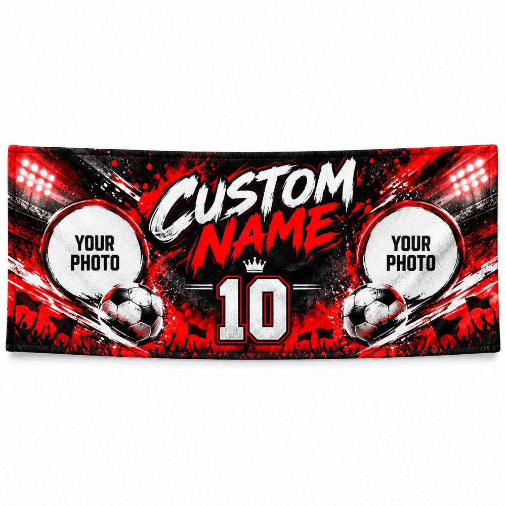 Party Games Name - 1 asciugamano personalizzato per tifosi di