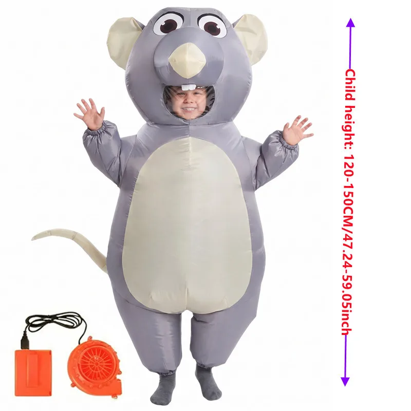 Costume da topo grigio gonfiab - Party Games For Adults And Kids recensione e prezzo