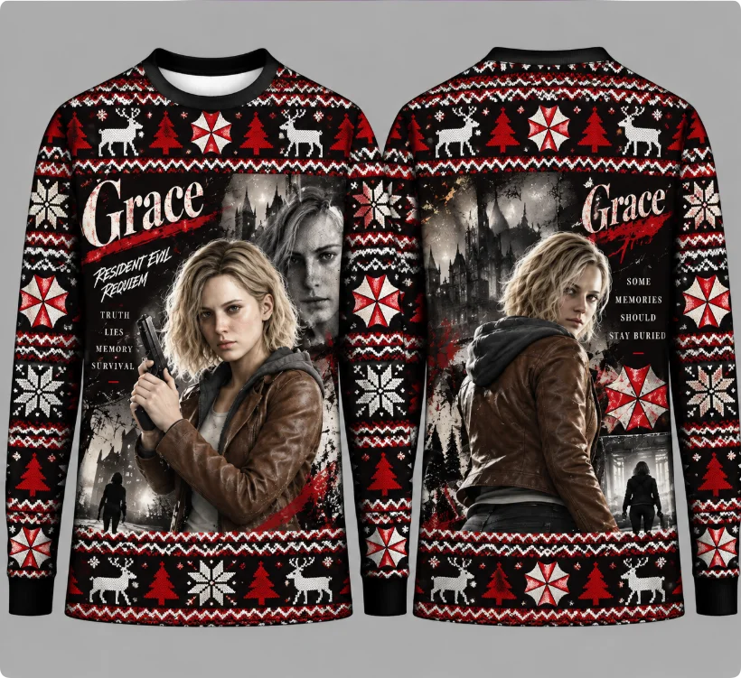 Maglione natalizio con stampa  - Party Games For Christmas recensione e prezzo
